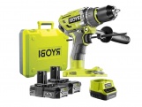 Aku vrtačka s příklepem Ryobi R18PD7-220B