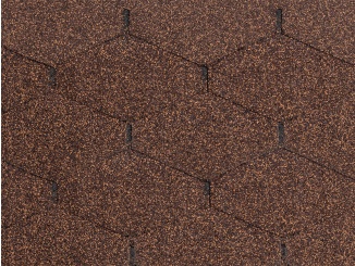 Asfaltové střešní šindele – Diamant hnědá 3 m²