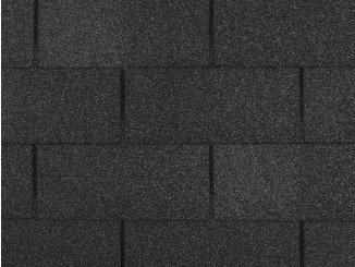 Asfaltové střešní šindele – Rectangular černá 3m ²