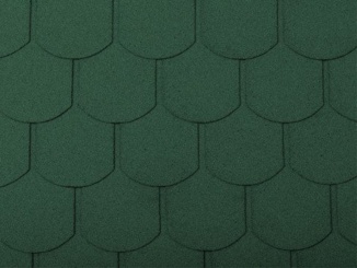 Asfaltové střešní šindele – Uni Bobrovka zelená 3,85 m²