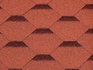 Asfaltové střešní šindele – Uni Strong diamant červená 3 m²
