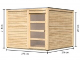 Domek Karibu Qubic