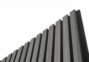 G21 Akustický panel  270x60,5x2,1 cm, tmavě šedý dub