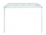 Hliníková pergola + čirý PC Lanit Plast Wall