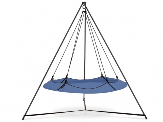 Houpací sítě a křesla – Houpací hnízdo SET Hangout Pod modrá / černá