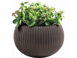 Keter – Keter Květináč COZY M závěsný Harvest Brown