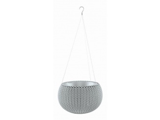 Květináče – Keter Květináč COZY S závěsný Cloudy grey