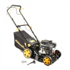 Multifunkční travní sekačka 2 v 1 s benzinovým motorem Riwall PRO RPM 4234