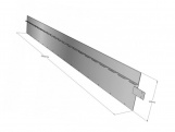 Neviditelný obrubník Scobax Silverline