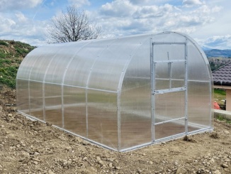 Obloukové skleníky s podezdívkou – Chilli 2 x 2 m polykarbonát 4 mm BDX01935