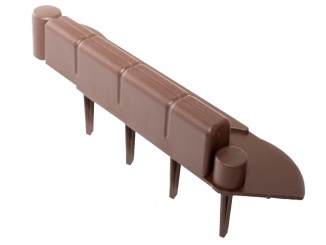 Obrubníky – Záhonový obrubník Smartline hnědá 25 x 11 cm