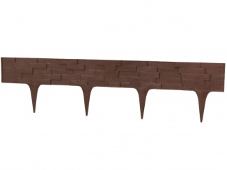 Palisády – Covergarden Stone 9,5 cm x 2,37 m hnědá