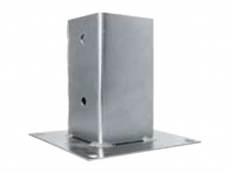 Patky – Čtvercová patka sloupku D-TB D-TB-71 71x71x100 mm, cena za ks