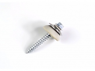 Plastové krytiny – Nerezový vrut včetně podložky 6,5 x 50 mm T-plastics