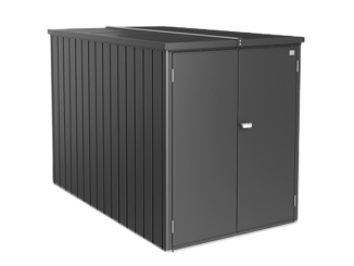 Plechové – Biohort MiniGarage 2,0 m x 1,5 m, antracit