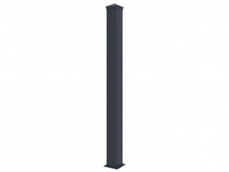 Plotové dílce – G21 Sloupek pro plotové pole 10x169 cm s patkou, antracitový