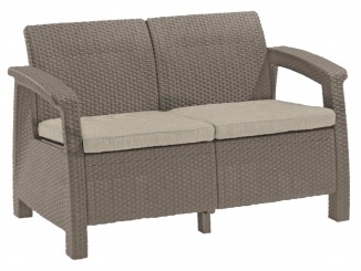 Pohovky – Corfu love seat dvousedačka cappucccino 227644