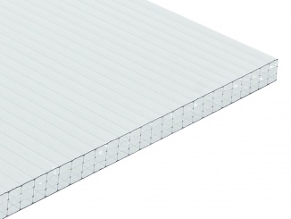 Polykarbonát – Makrolon 4W 10 mm Komůrkový polykarbonát Makrolon 4/10 Tloušťka: 10, Barva: čirá, Šířka: 1490, Délka komůrek: 13000, Propustnost světla : 68%