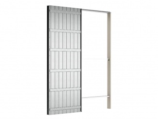 Pouzdra – Stavební pouzdro Evolution 600 x 1970 mm do sádrokartonu 100 mm, pro jednokřídlé dveře