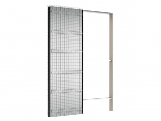 Pouzdra – Stavební pouzdro Evolution 800 x 1970 mm do zdi 90 mm, pro jednokřídlé dveře