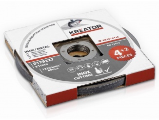 Příslušenství – Kreator řezných kotoučů KRT070420 125 mm