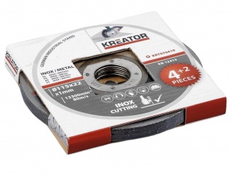 Příslušenství – Kreator Sada řezných kotoučů KRT070410 115mm