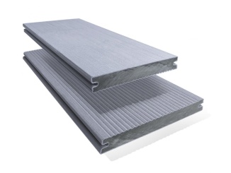 Prkna – Deceuninck , břidlice (20 x 140 x 6000mm) 6000 mm, tmavě šedá