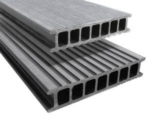 Prkna – Deceuninck Twinson Terrace 6000 mm, světle šedá