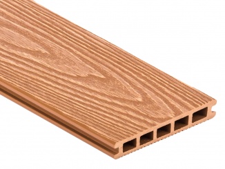 Prkna – Terasové prkno 2,5 x 14,8 x 400 cm, Light Wood, WPC