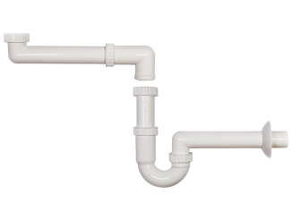 Propojení filtrace a bazénu – EcoMaster Trubkový sifon 6/4" x 40 pro drtič