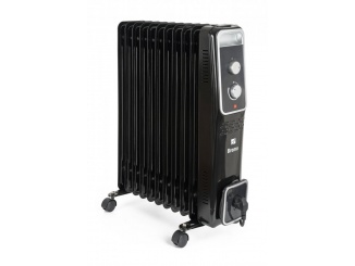 Radiátory – G21 Olejový radiátor Bromo černý, 11 žeber, 2500 W