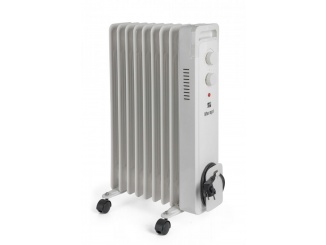 Radiátory – G21 Olejový radiátor Merapi bílý, 9 žeber, 2000 W
