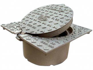 Šachtové poklopy Copro – BOR 354 mm 157 mm C250