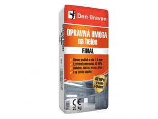 Sádrové hmoty – Den Braven Opravná hmota na beton