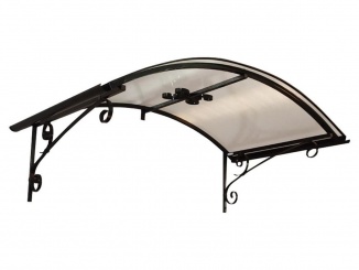 Savespot Antique – Vchodová stříška Savespot Antique černá / bronz, 160 x 90 cm