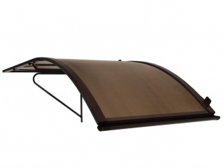 Savespot Idea – Vchodová stříška Savespot Idea hnědá / bronz, 160 x 75 cm