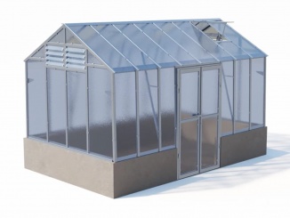 Skleníky Limes – Verso J4 2,5 x 4,1 m sklo 4 mm
