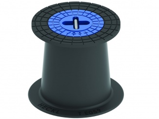 Šoupátkové – Kompaktus litinový kruhový poklop ⌀250 mm VODA