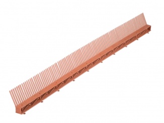 Střešní krytina – Okapový hřeben s ventilační mřížkou Scobax