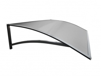Stříšky nad dveře Robelit – Robelit Arco Pro antracit / antracit, 108 x 80 cm
