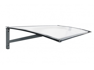 Stříšky nad dveře Scobax – Bresica 105 x 40 cm antracit / čirá