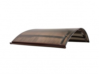 Stříšky nad dveře Scobax – Savespot Ellis 158 x 90 hnědá / bronz