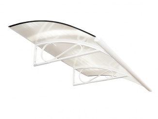 Stříšky nad dveře Scobax – Savespot Lord 160 x 90 cm bílá / čirá