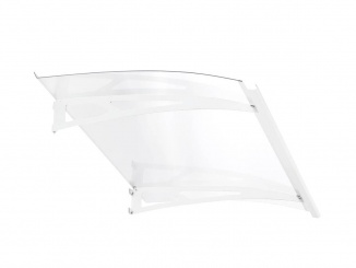 Stříšky nad dveře Scobax – Savespot Nero 140 x 90 cm bílá / čirá