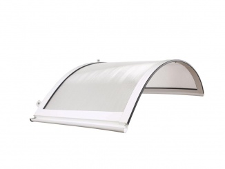 Stříšky nad dveře Scobax – Savespot Perry 158 x 75 cm bílá / čirá