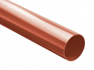 Svody – Aqua okapový svod PVC cihlově červená 90 x 3000 mm