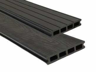 Terasová prkna Gutta – Gutta Guttadeck 3D dark grey, 140 x 25 x 4000 mm