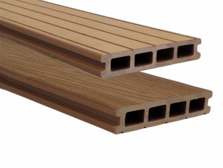 Terasová prkna Gutta – Gutta Guttadeck 3D original wood, 140 x 25 x 4000 mm
