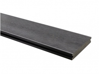 Terasová prkna Gutta – terasové prkno WPC Guttadeck Strong 3D plné 140 x 20 x 2900 dark grey 4394294