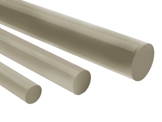Tyče – Polypropylenové tyče RAL 7032 Röchling
